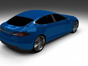 tesla model s p85 3D Model