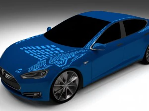 tesla model s p85 3D Model