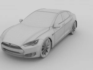 tesla model s p85 3D Model