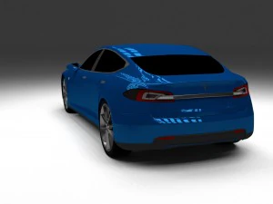 tesla model s p85 3D Model