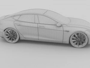 tesla model s p85 3D Model