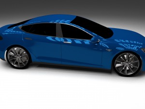 tesla model s p85 Model 3D