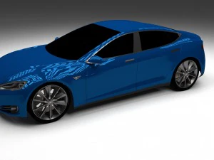 tesla model s p85 3D Model