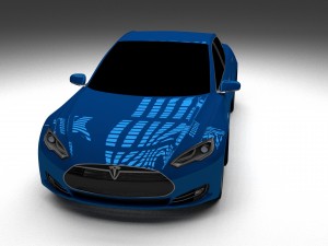 tesla model s p85 Model 3D