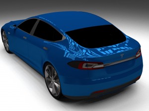 tesla model s p85 Model 3D