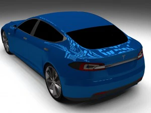 tesla model s p85 3D Model