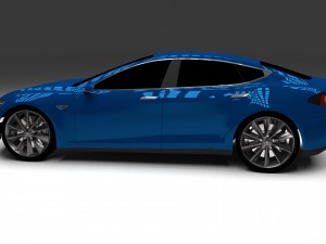 tesla model s p85 Model 3D
