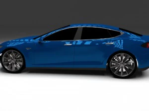 tesla model s p85 3D Model