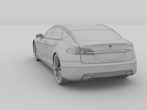 tesla model s p85 Model 3D