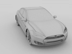 tesla model s p85 3D Model