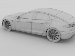 tesla model s p85 3D Model