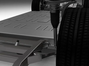 tesla model s chassis 3D Model