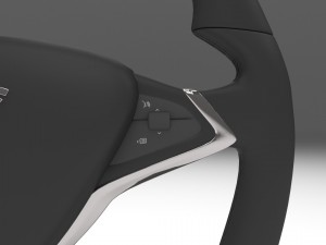 tesla model s steering wheel Modelo 3D