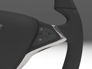 tesla model s steering wheel 3D Model