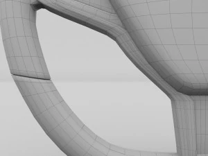 tesla model s steering wheel 3D Model