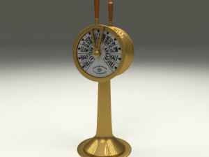 ship engine telegraph 3D Model