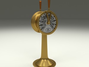 ship engine telegraph 3D Model