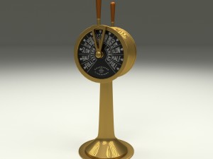 ship engine telegraph dark 3D Модель
