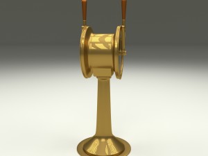 ship engine telegraph dark 3D Model