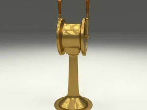 barco motor tel&eacute;grafo oscuro Modelo 3D