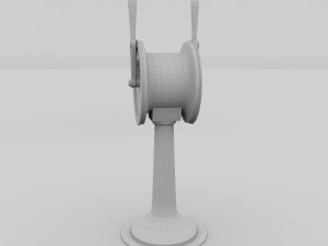 ship engine telegraph dark 3D Model