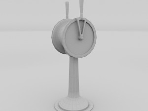 ship engine telegraph dark 3D Model