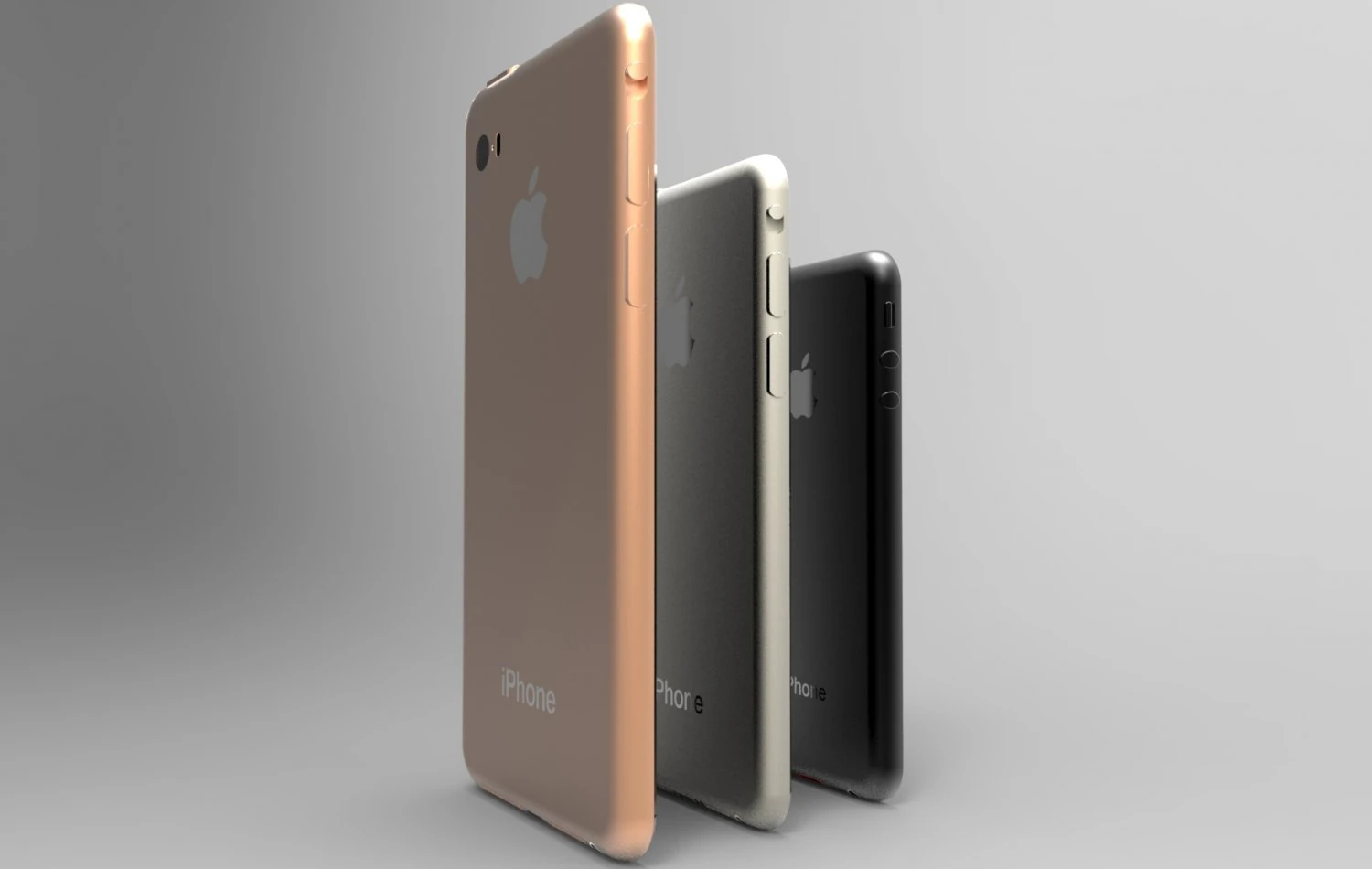iphone 6 air concept 3D Model .c4d .max .obj .3ds .fbx .stl .blend 