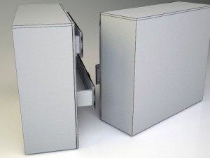 chest of drawers  wenge 3D Модель