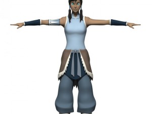 avatar korra 3D मॉडल