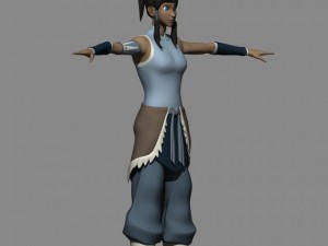 avatar korra 3D मॉडल