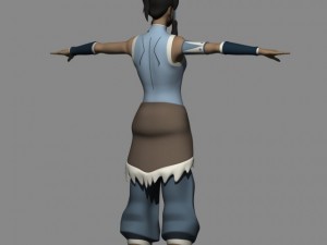 avatar korra 3D मॉडल