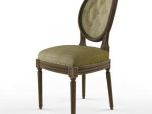vintage louis chair Modelo 3D