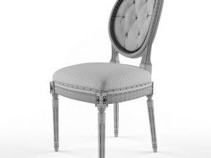 vintage louis chair Modelo 3D
