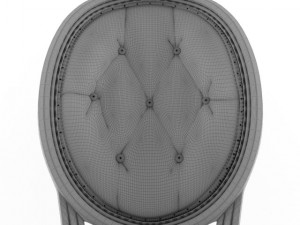 vintage louis chair Modelo 3D
