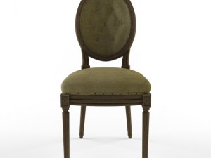 vintage louis chair Modelo 3D