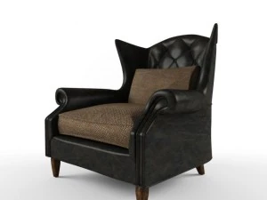 kursi berlengan lauran Model 3D