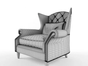 lauran armchair 3D Model