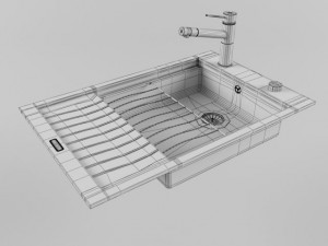 kitchen sink blancoelon xl 6 s blanco Modelo 3D