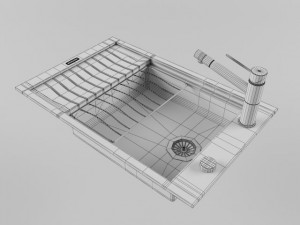 kitchen sink blancoelon xl 6 s blanco Modelo 3D