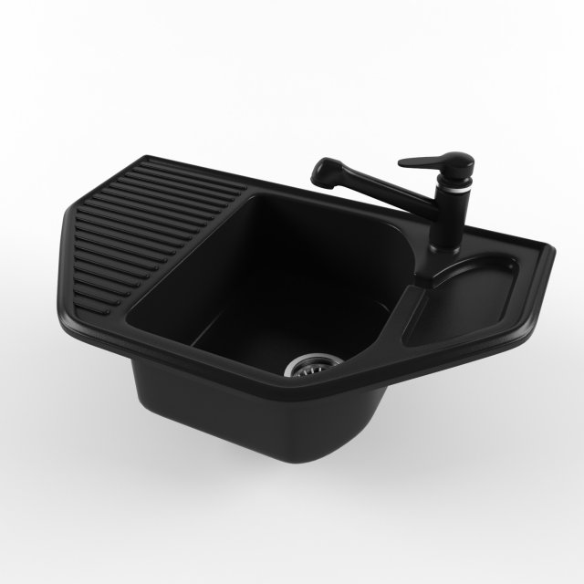 kitchen sink polygran f10 Modèle 3D .c4d .max .obj .3ds .fbx .stl .blend
