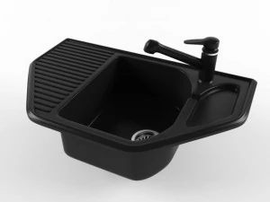 wastafel dapur polygran f10 Model 3D