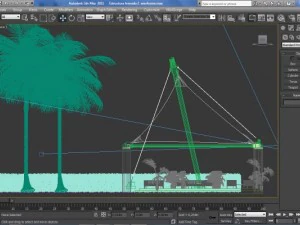 tensile structure 2  estucura tensada 2 3D Model