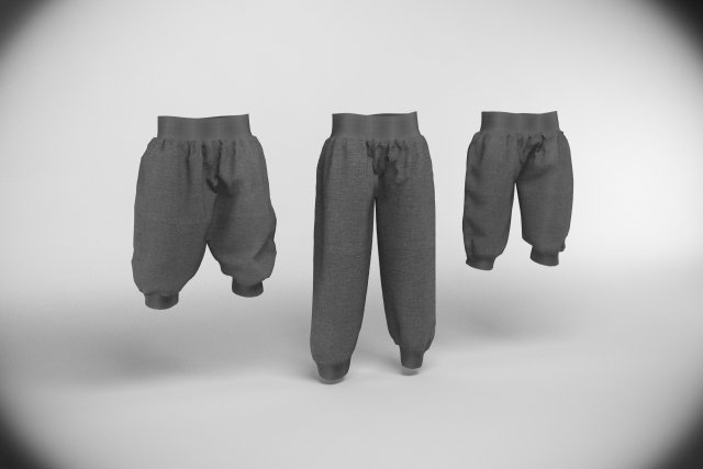 sport pants 3D मॉडल .c4d .max .obj .3ds .fbx .stl .blend 