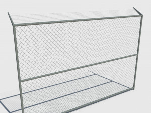 low poly fence 3D Модель