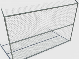 low poly fence 3D Модель