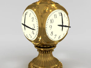grand central terminal clock 3D Model