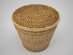 low poly basket 3D Model