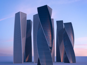 skyscrapers Modelo 3D