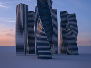 skyscrapers Modelo 3D