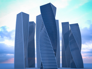 skyscrapers Modelo 3D